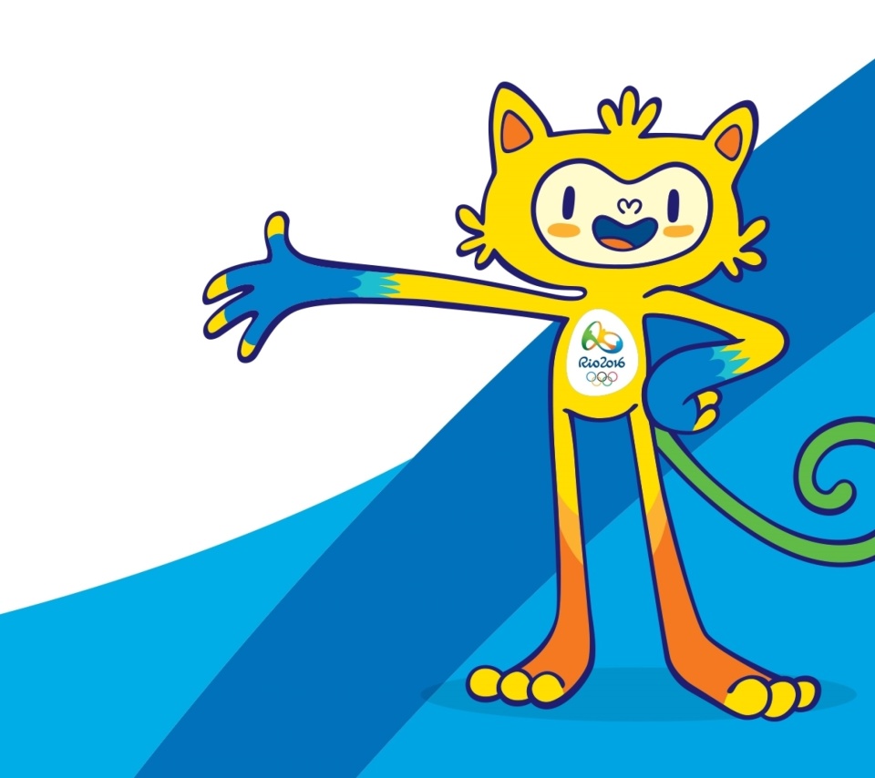 Обои Olympics Mascot Vinicius Rio 2016 960x854