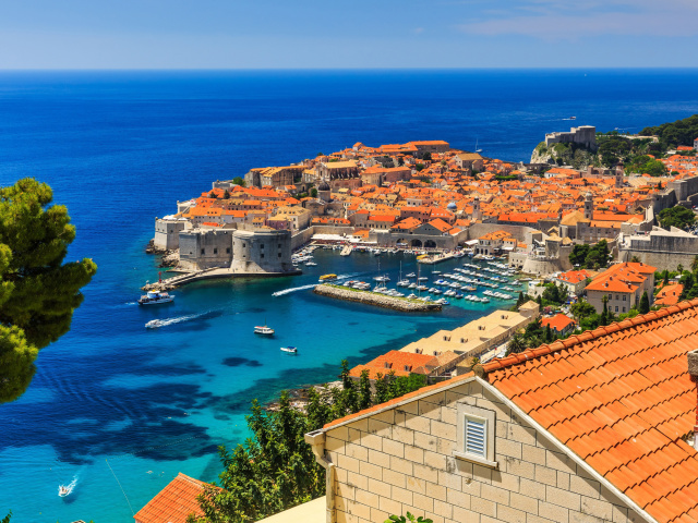 Walls of Dubrovnik wallpaper 640x480