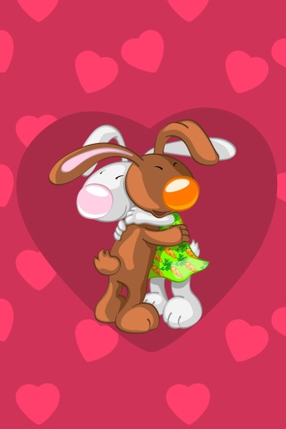 Screenshot №1 pro téma Rabbit Hug 320x480