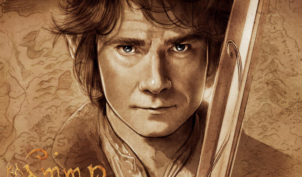 Screenshot №1 pro téma The Hobbit Bilbo Baggins Artwork 1024x600