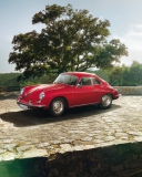 Das Classic Porsche Coupe Wallpaper 128x160