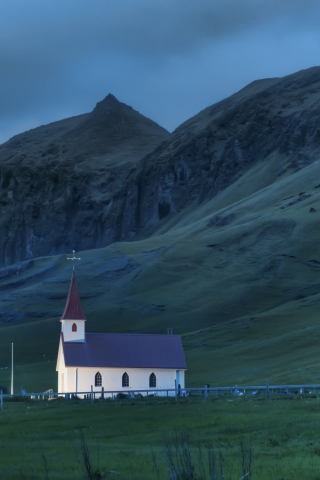 Screenshot №1 pro téma Night In Iceland 320x480