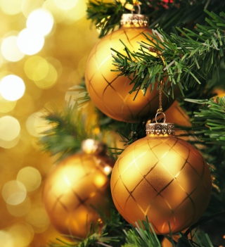 Golden Christmas Tree - Fondos de pantalla gratis para 2048x2048