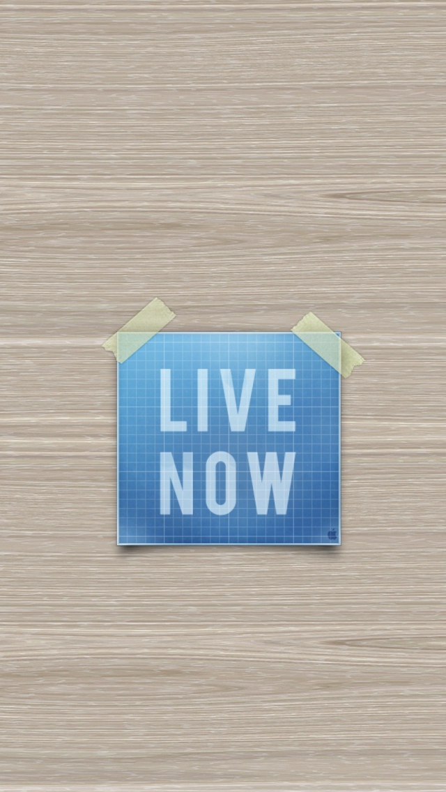 Live Now wallpaper 640x1136