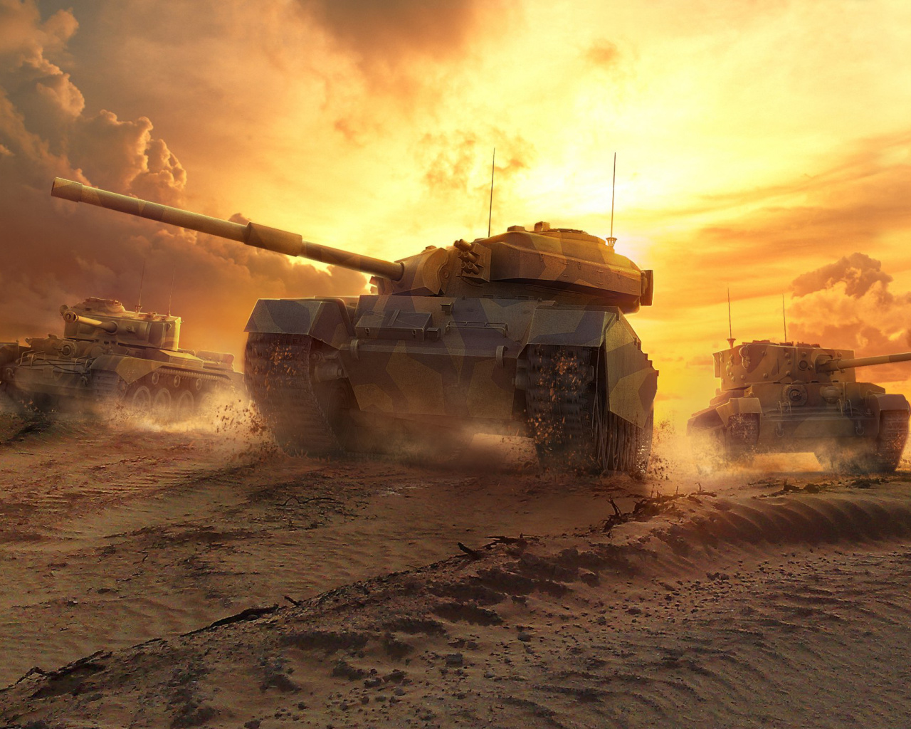 Fondo de pantalla World of Tanks 1280x1024