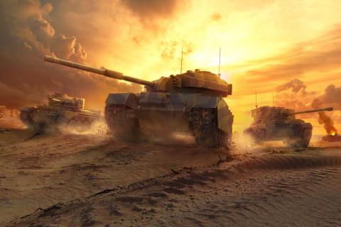 Screenshot №1 pro téma World of Tanks 480x320