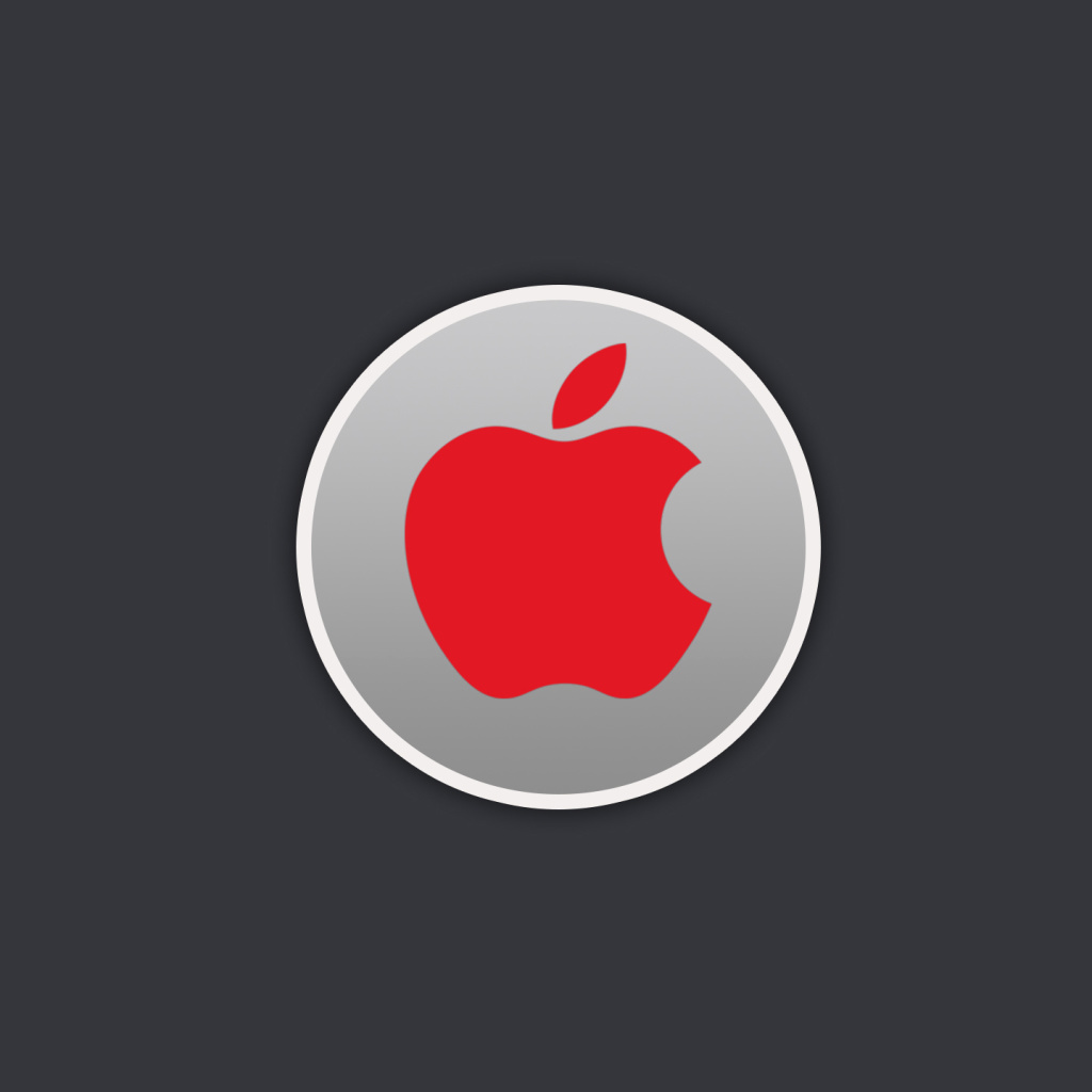 Das Apple Emblem Wallpaper 1024x1024