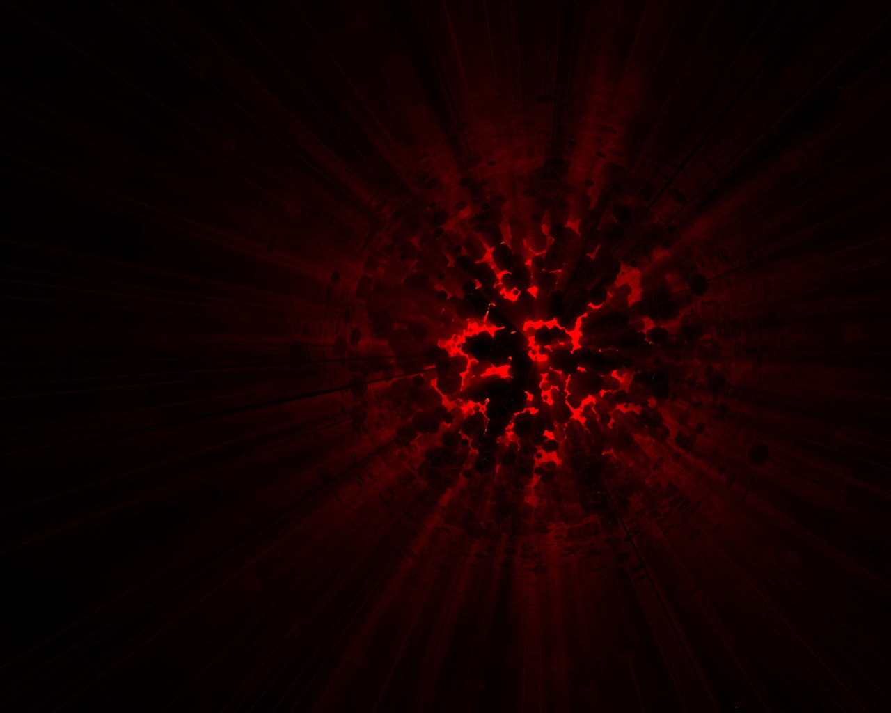 Screenshot №1 pro téma Red Glow 1280x1024