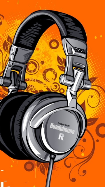 Fondo de pantalla Headphones 360x640