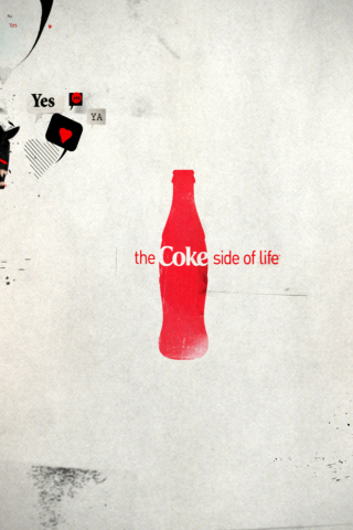 Sfondi Coca Cola Side Of Life 320x480