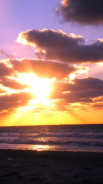 Sunset On The Beach screenshot #1 360x640