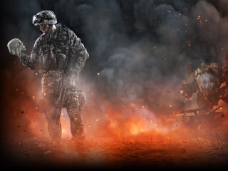 Screenshot №1 pro téma Warface Soldier 320x240