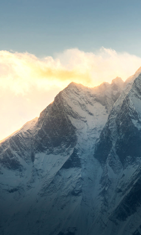 Everest in Nepal wallpaper 480x800