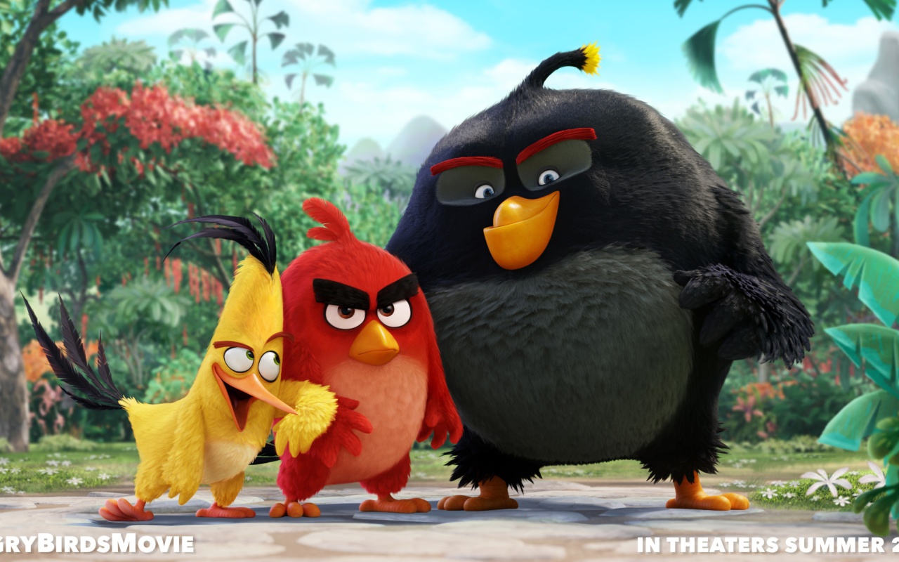 Sfondi Angry Birds the Movie 2015 Movie by Rovio 1280x800