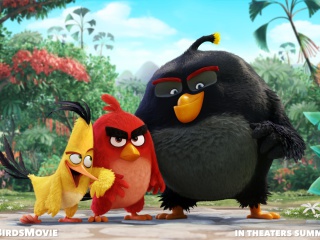 Das Angry Birds the Movie 2015 Movie by Rovio Wallpaper 320x240