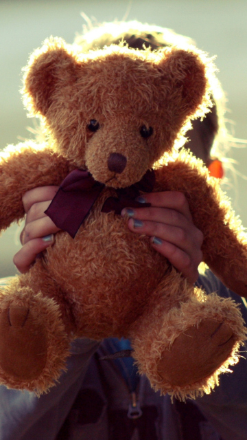 Das I Love My Teddy Wallpaper 360x640