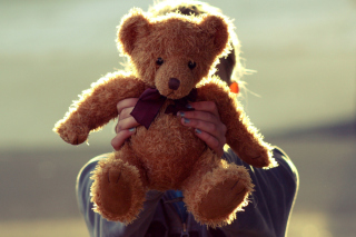 I Love My Teddy Wallpaper for Android, iPhone and iPad