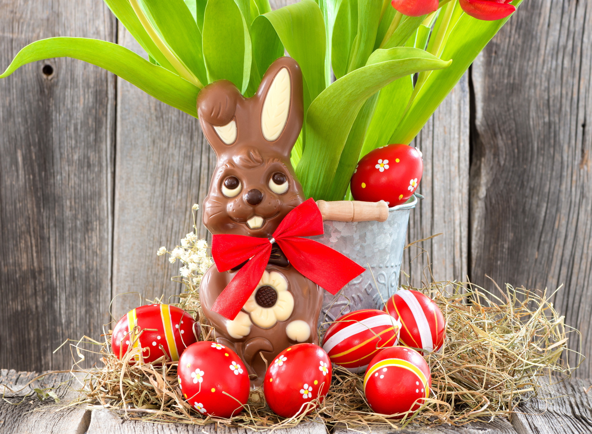 Chocolate Easter Bunny wallpaper 1920x1408