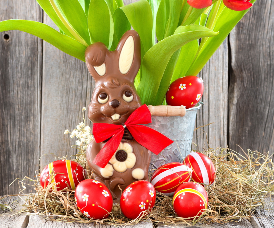 Screenshot №1 pro téma Chocolate Easter Bunny 960x800