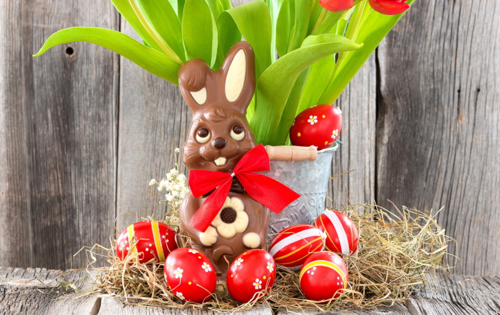 Chocolate Easter Bunny wallpaper