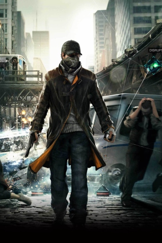 Screenshot №1 pro téma Watch Dogs 320x480