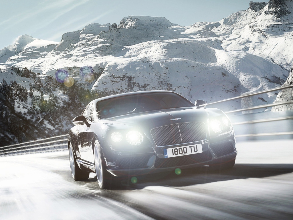 Screenshot №1 pro téma Bentley Continental GT 1024x768