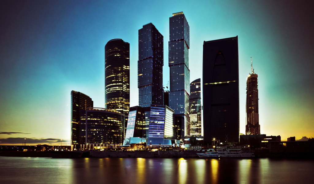 Moscow City Skyscrapers screenshot #1 1024x600