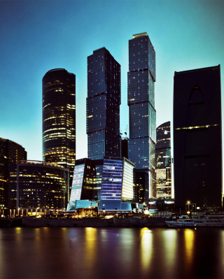 Moscow City Skyscrapers - Obrázkek zdarma pro Nokia C1-01