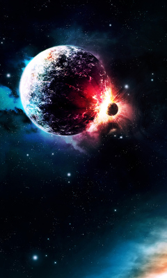 Planet Collision screenshot #1 240x400
