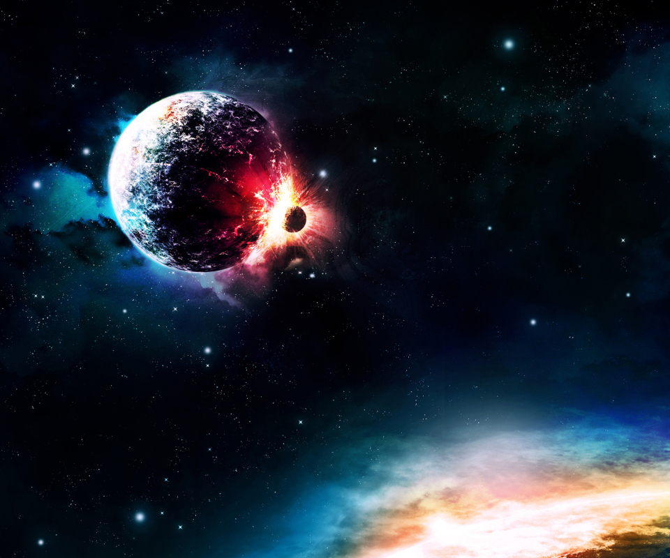 Screenshot №1 pro téma Planet Collision 960x800