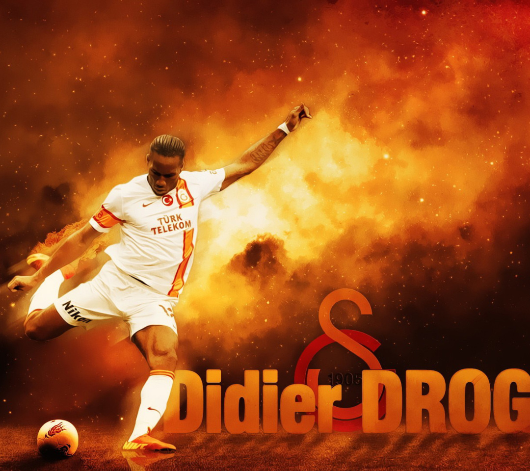 Fondo de pantalla Didier Drogba 1080x960