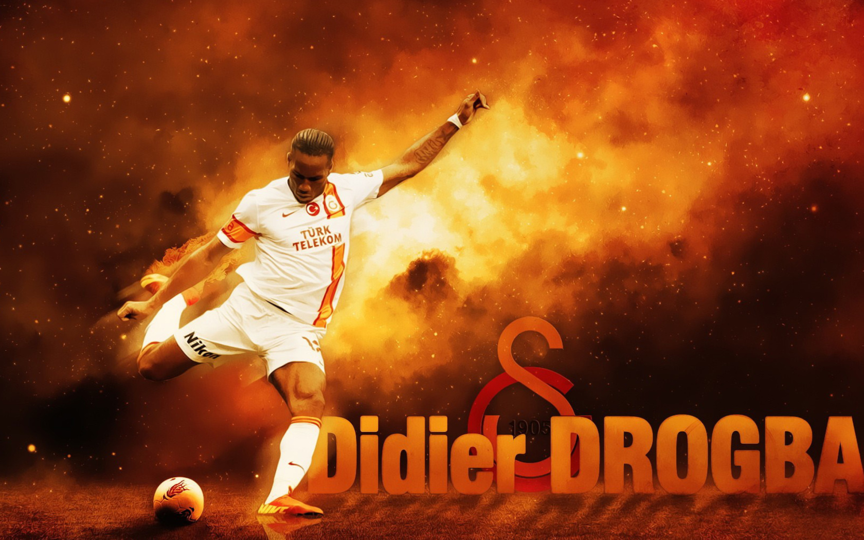 Fondo de pantalla Didier Drogba 1680x1050