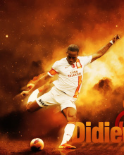 Обои Didier Drogba 176x220