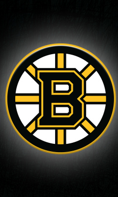 Sfondi Boston Bruins Logo 240x400
