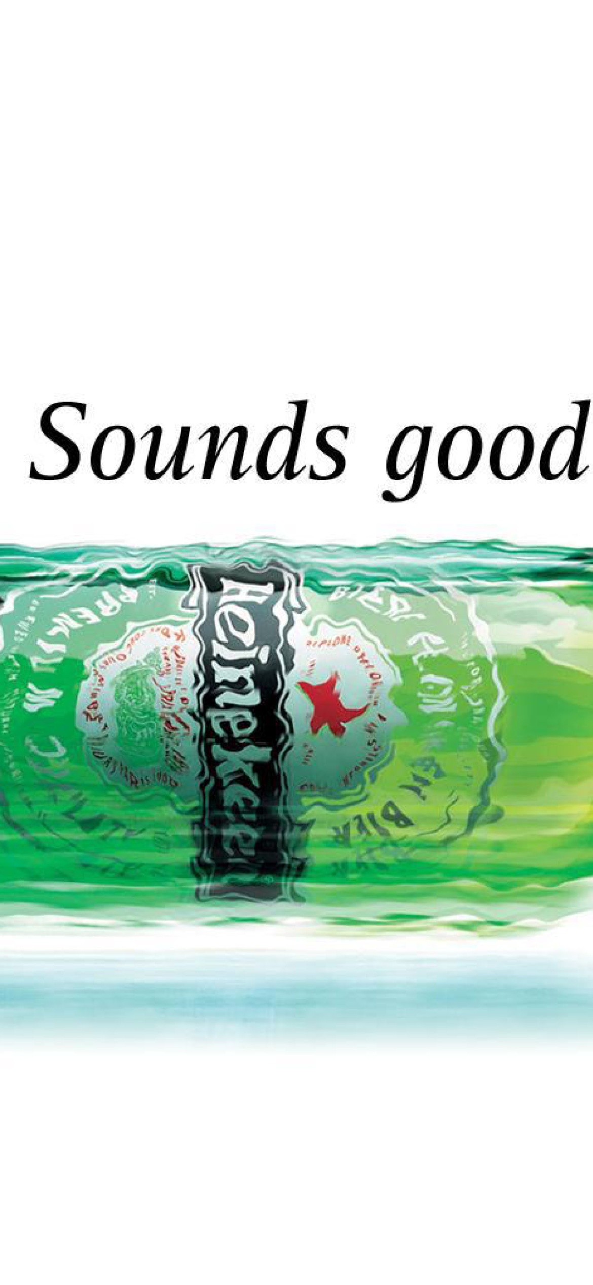 Screenshot №1 pro téma Heineken, Sounds good 1170x2532