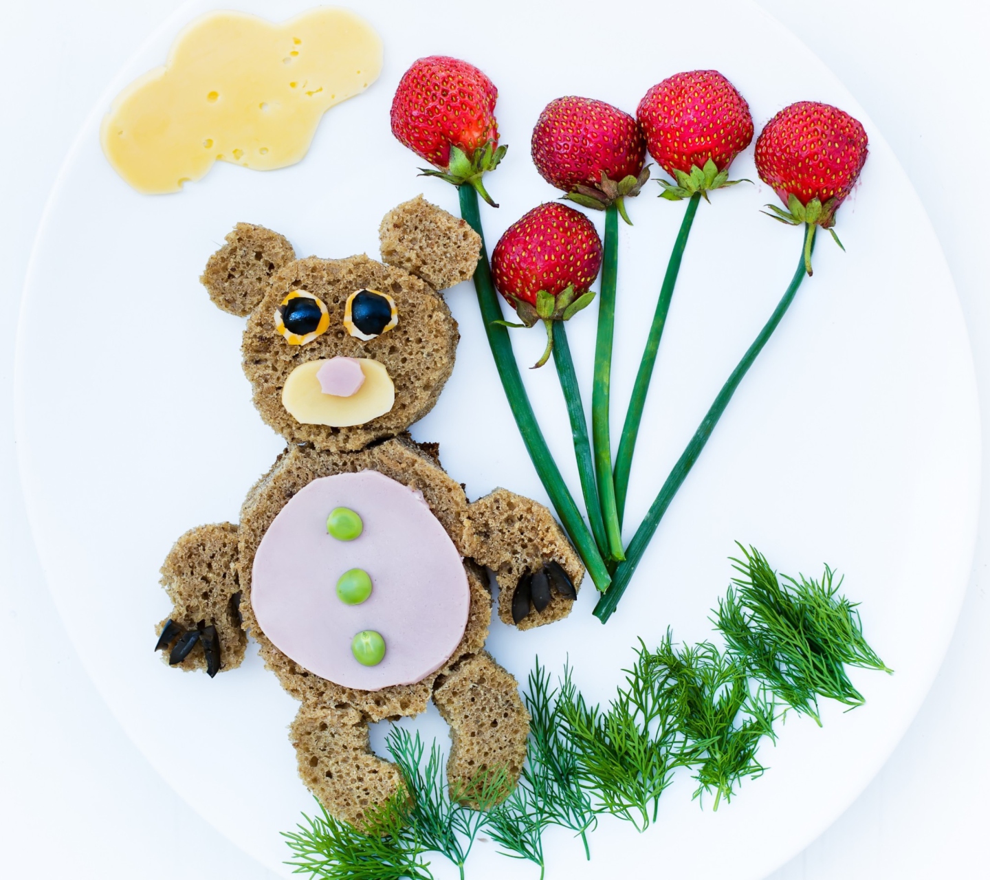 Happy Breakfast Bear screenshot #1 1440x1280