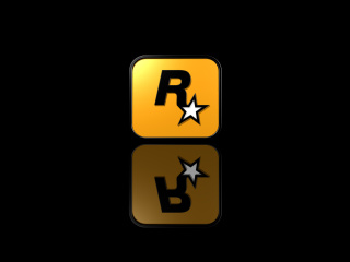 Das Rockstar Games Logo Wallpaper 320x240