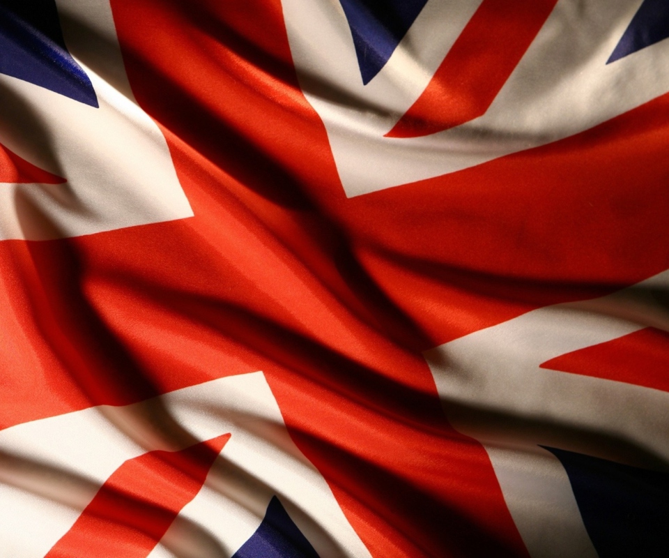 Das British Flag Wallpaper 960x800