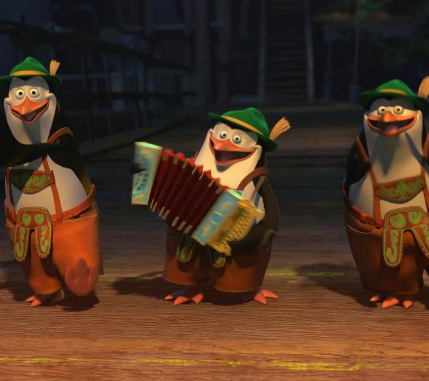 Screenshot №1 pro téma Skipper, Kowalski, and Rico, Penguins of Madagascar 1440x1280