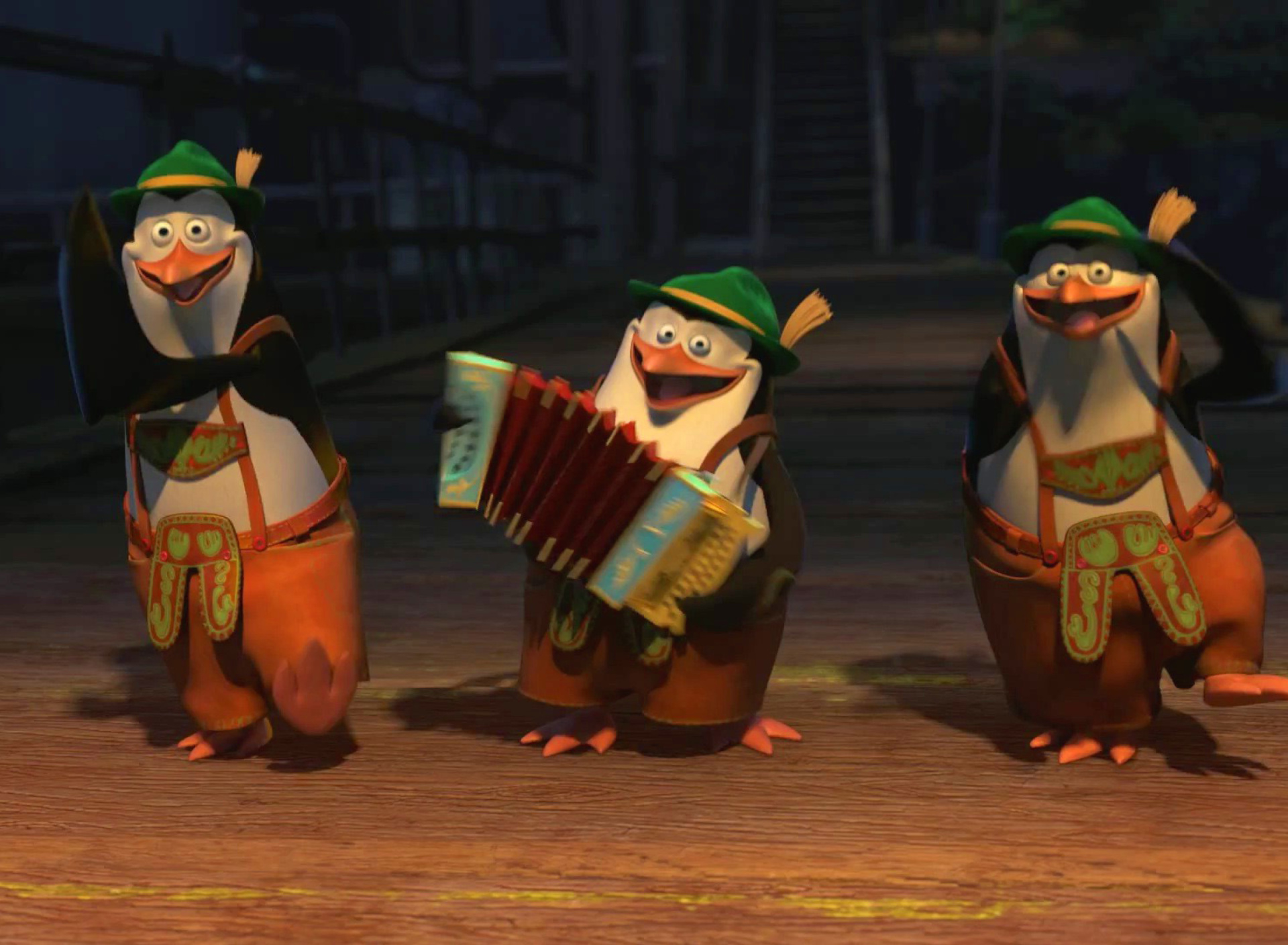 Skipper, Kowalski, and Rico, Penguins of Madagascar screenshot #1 1920x1408