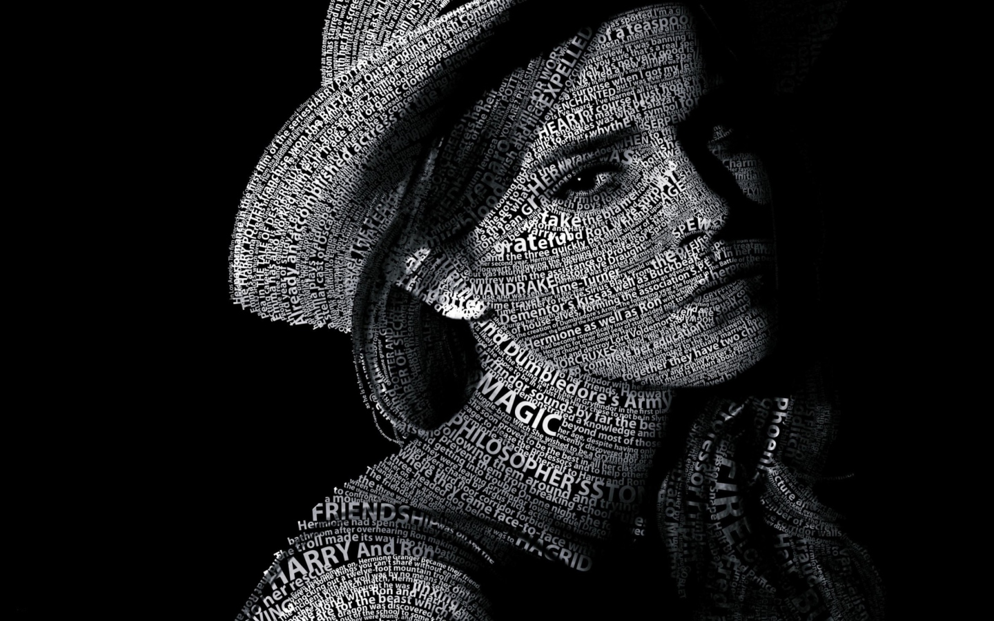Emma Watson Typography screenshot #1 1440x900