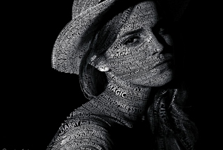 Emma Watson Typography Wallpaper for Android, iPhone and iPad