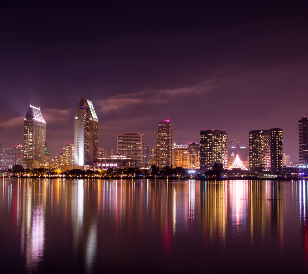 Das San Diego Skyline Wallpaper 1080x960