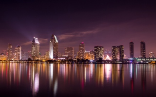 San Diego Skyline sfondi gratuiti per cellulari Android, iPhone, iPad e desktop