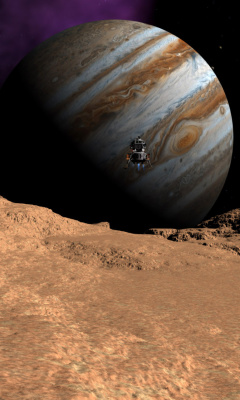 Screenshot №1 pro téma Callisto moon of Jupiter 240x400