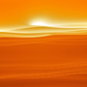 Sfondi Orange Sky and Desert 128x128