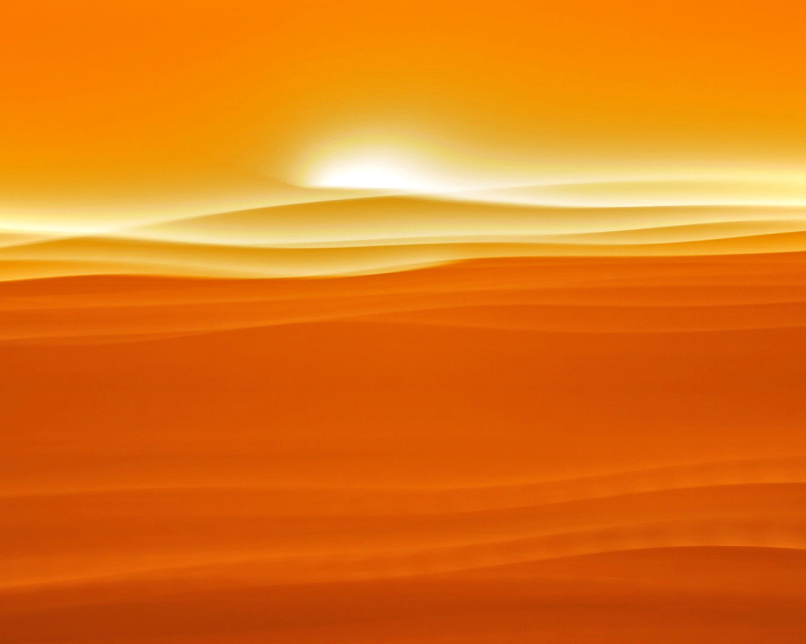 Das Orange Sky and Desert Wallpaper 1600x1280