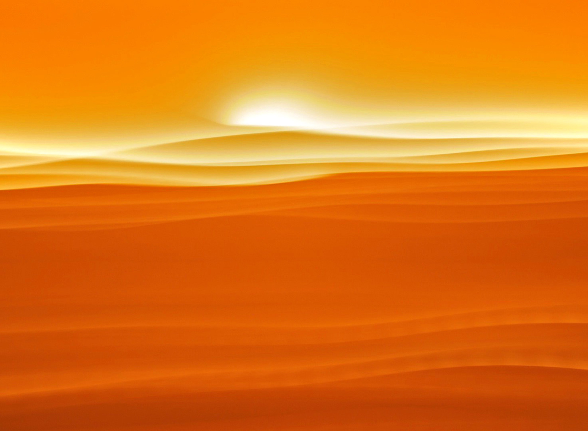 Orange Sky and Desert wallpaper 1920x1408