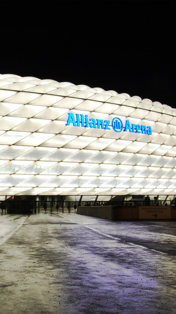 Обои Allianz Arena is stadium in Munich 360x640