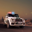 Screenshot №1 pro téma Mercedes Benz G Brabus Police 128x128